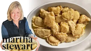 Martha Stewart Makes Pierogi From Big Martha’s Recipe | Homeschool with Martha