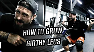 LEG WORKOUT COMBINING STRENGTH AND VOLUME