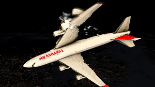 Drunk Pilot Having Fun - Almost Crash The Boeing 747 | X-Plane 11