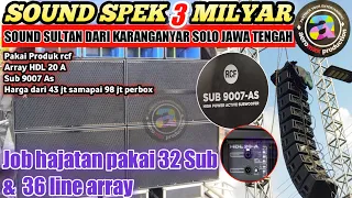 Riview Sound spek 3 M buat hajatan - sound sultan karanganyar solo jawa tengah - Aeromax prodaction