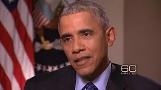 Obama talks Russia's escalation in Syria on "60 Minutes"