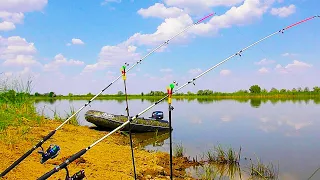 Слабонервным не смотреть! Открыли сезон на донку, во время паводка. Рыбалка с ночевкой