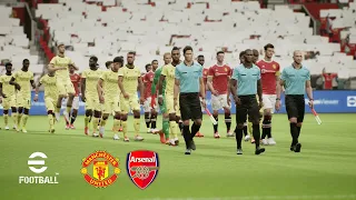 eFootball 2022 (PES 2022) - Manchester United Vs Arsenal - PS5 Gameplay [1080P/60FPS]
