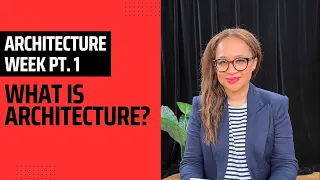 What is Architecture? | Architecture Week Part 1 | The Agenda in the Summer