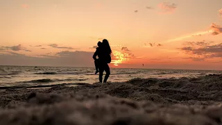 Cute Couple Sunset Video