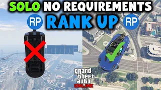 SOLO UNLIMITED RP EXPLOIT METHOD - NO REQUIREMENTS! - RANK UP! | GTA ONLINE HELP GUIDE