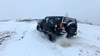 Hummer H3 без понижайки и блоков. На что способен? (Lexus LX 470 vs Hummer H3 vs Discovery vs Surf)