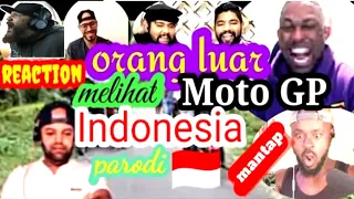Reaksi! orang luar negri melihat MotoGP Parodi Indonesia ll Lucu & Bikin Ngakak 😂🤣😂