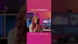 Lighting Setup | How We Lit Our Latest YouTube Video #shorts