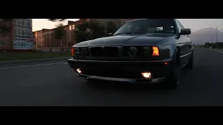 Silver BMW E34 540i V8 - Пабло - All Stars - (Music Video Edit)