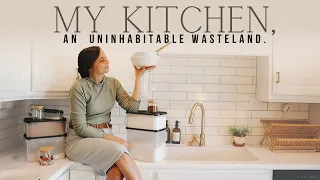 The Most Chaotic Kitchen Declutter You'll Ever Watch.