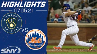 Mets vs Brewers Highlights: Mets deliver clutch hits in 3-run 7th and beat Brewers, 4-2