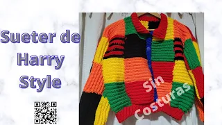 CARDIGAN SUETER DE HARRY STYLES 🥰 MUY FACIL DE TEJER 🧶JW Anderson