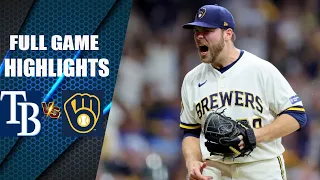 Milwaukee Brewers vs Tampa Bay Rays FULL GAME HIGHTLIGHT| MLB April 29 2023 | MLB Season 2024