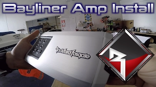 Rockford Fosgate Bayliner TM400X4AD AMP INSTALL!