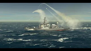 Arleigh Burke vs Slava-class Cruiser (Moskva), Cold Waters, Epic Mod