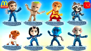 McDonald's Guardians of the Galaxy 3 Happy Meal Toys Collection Review Full Set Marvel Studios 2023