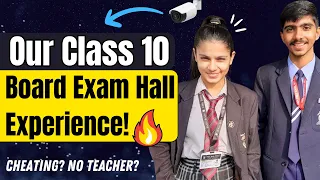 Our Class 10 Exam Hall Experience 🫢 Cheating ? NO CCTV ? No Teachers ? Must Watch 🔥 2023-24