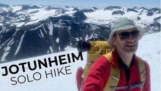 Jotunheimen Norway solo hike June 2022