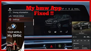 How To Fix Remote Services App On Bmw idrive connect #bmw #x5 #x5m #bmwx5g05