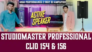 Studiomaster Professional Clio 154 and 156 || #ActiveSpeakers || Complete Review