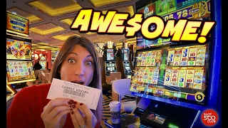 WOW!! 😮 My BEST Bonus Ever on BUFFALO slot machine!! Resorts World Casino Las Vegas #slots #vegas