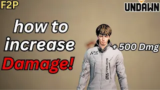 UNDAWN|HOW TO INCREASE DAMAGE!!(ULTIMATE GUIDE)