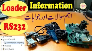 How to Choose Loader Tool and How to Set Com Port for RS-232. Some Important Questions and Answers