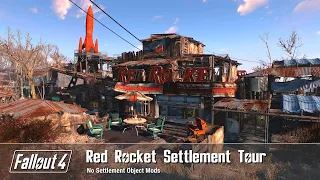 Fallout 4 - Red Rocket Truck Stop Settlement Build Tour