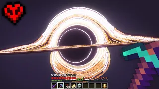 I Built a Black Hole in Hardcore Minecraft!