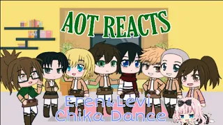 Aot reacts to Eren & Levi's Chika dance~|| Gachaclub || {Read the description}