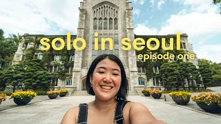 First EVER Solo Trip! Exploring Seoul 🇰🇷, Airbnb Tour & HUGE Shopping Haul | Solo In Seoul • EP1