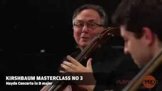 Kirshbaum cello masterclass, Haydn D major concerto