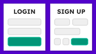 How to Build a Login & Sign Up Form with HTML, CSS & JavaScript - Web Development Tutorial