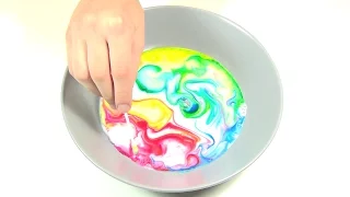 Milk + Food Coloring + Dish Soap = Awesome Science Magic Experiment