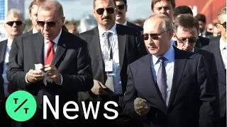 Putin and Erdogan Got Ice Cream At An Air Show In Russia