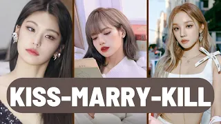 Kiss, Marry, Kill - K-pop Female idols (Part 1) | Hardest choices ever