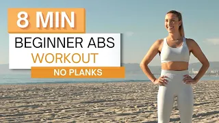 8 min BEGINNER ABS WORKOUT | Slow But Intense Core Burn | No Planks