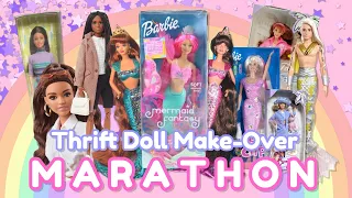 Thrift Doll Make-Over MARATHON! 🎀 From Linda with Love 📦💝 Subscriber Mail! -PART2-