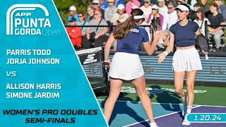 2024 APP Punta Gorda Open I Todd/J. Johnson vs. Harris/Jardim | Women's Doubles Semi-Finals