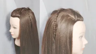 Open simple hairstyle tutorial || hairstyles tutorial ||