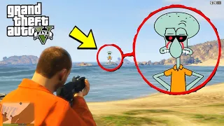 Я Нашел ЗЛОЙ СКВИДВАРД в ГТА 5 / GTA 5 Squidward