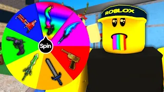 Spin Wheel For FREE CHROMA GODLY! (Murder Mystery 2)