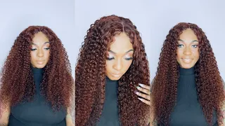 NO GLUE NO PLUCKING FOR BEGINNERS | Precut 4*4 24 Inch Jerry Curl Wig ft Klaiyi Hair ❤️