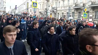 Митинг, 7 октября, #ЗаНавального