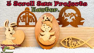 5 Scroll Saw Projects. Easter scroll saw projects