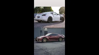 Rear mount turbo 370z VS GTR