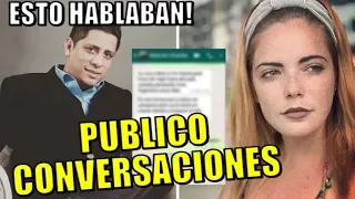 DANIELLA PFLUCKER PUBLICA CONVERSACIONES QUE MANTUVO CON CANDIDATO POLITICO