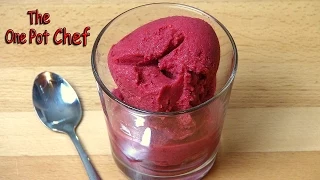 Fast Berry Ice Cream (Made in a Blender) | One Pot Chef