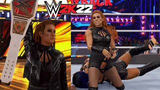 BECKY LYNCH vs SASHA BANKS | WWE 2K22 GAMEPLAY SIMULATION